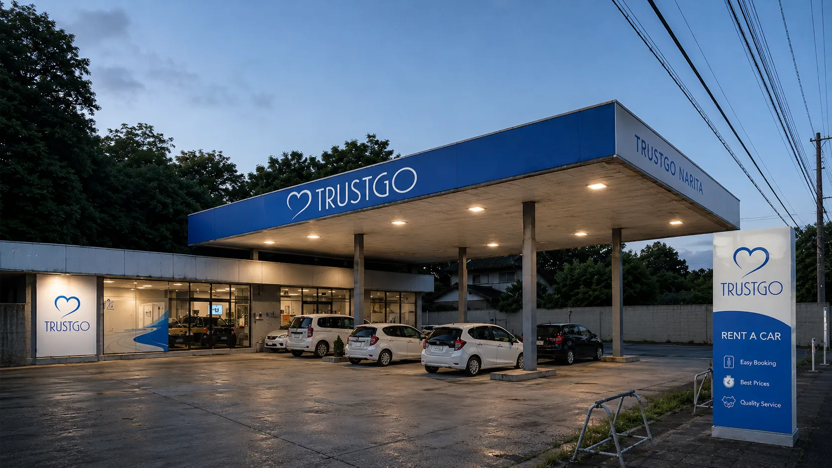成田机场店 店外